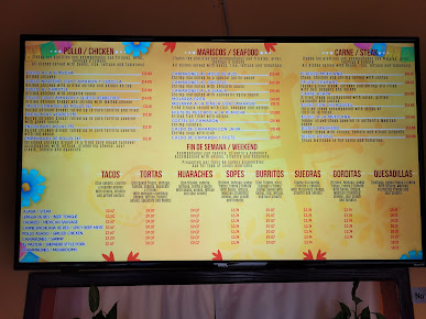 Menu Fraysan Mexican Restaurant - 1