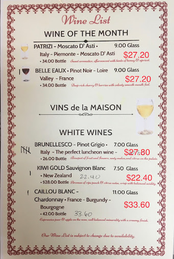 Menu French Market Cafe & Gourmet Shop - Tea Room - 2
