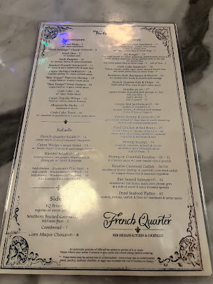 Menu French Quarter - 0