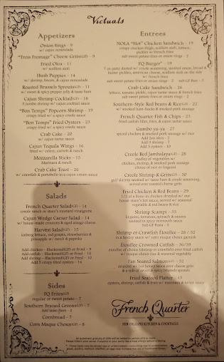 Menu French Quarter - 1