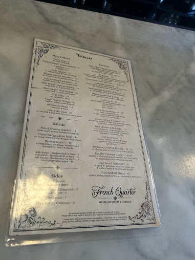 Menu French Quarter - 6