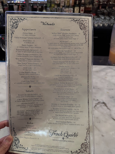 Menu French Quarter - 9