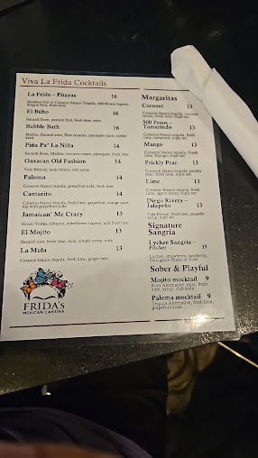 Menu Frida's Mexican Cantina - 5