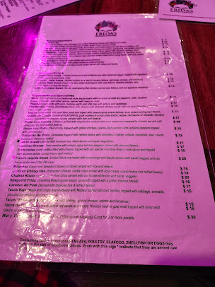 Menu Frida's Mexican Cantina - 9