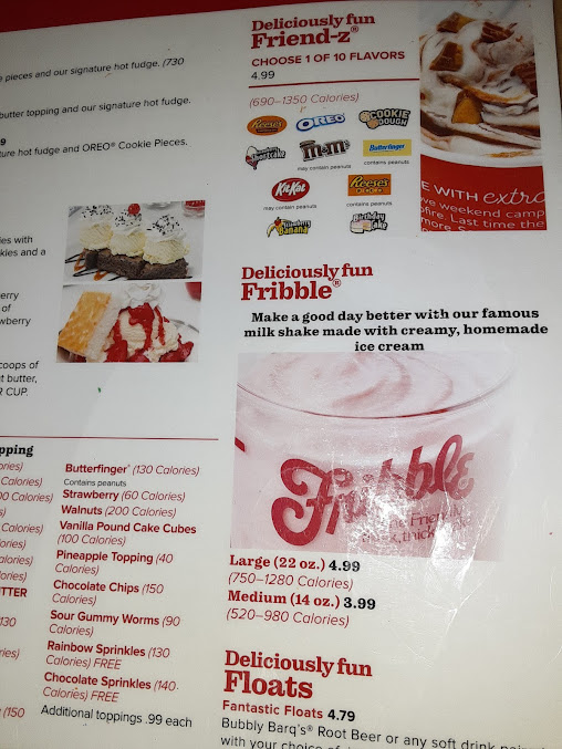Menu Friendly's - 8
