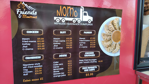 Menu Friends & Momos Woden - 2
