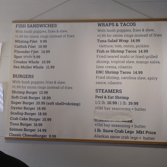 Menu Front Street Fish Co - 2