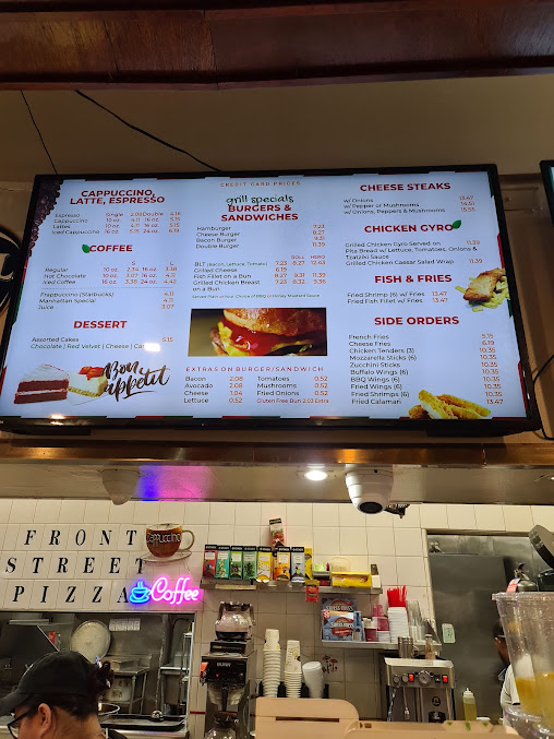 Menu Front Street Pizza - 0