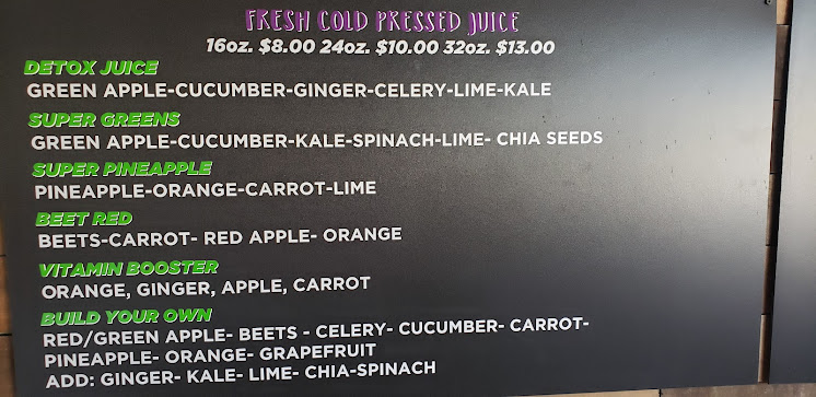 Menu Fruit Fresh Superfood Delights - 8