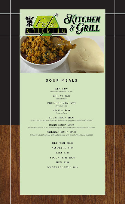 Menu Fufu Catering Kitchen And Grill - 1