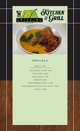 Menu Fufu Catering Kitchen And Grill - 3