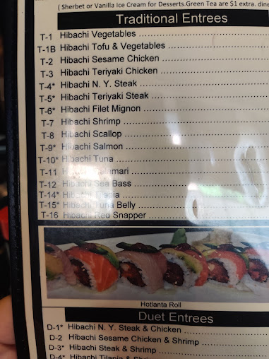 Menu Fuji Hana East Cobb - 4