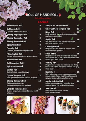 Menu Fuji Sushi Steak House - 1