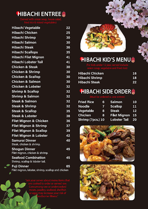 Menu Fuji Sushi Steak House - 3
