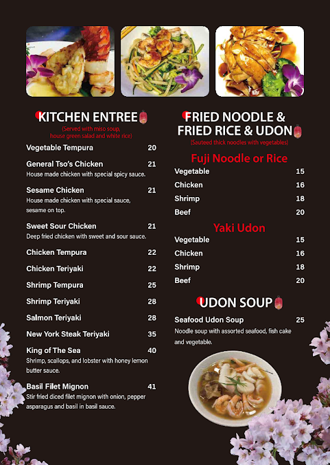 Menu Fuji Sushi Steak House - 4