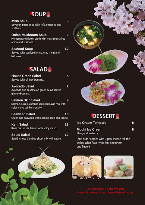 Menu Fuji Sushi Steak House - 7