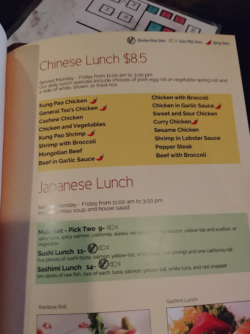 Menu Fulins Asian Cuisine In Knoxville - 0