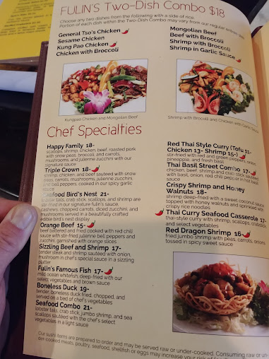 Menu Fulins Asian Cuisine In Knoxville - 4