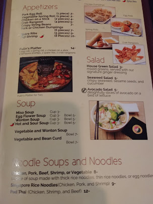 Menu Fulins Asian Cuisine In Knoxville - 6