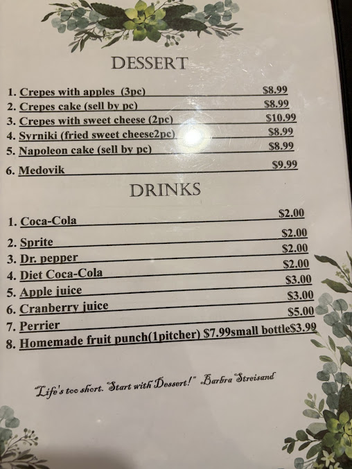 Menu Garden Of Joy Fl - 6