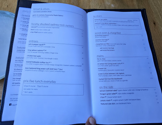Menu Garfish - 2