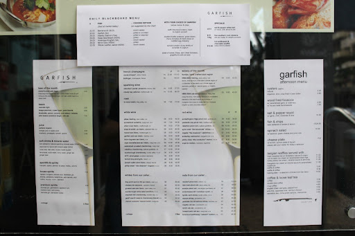Menu Garfish - 5