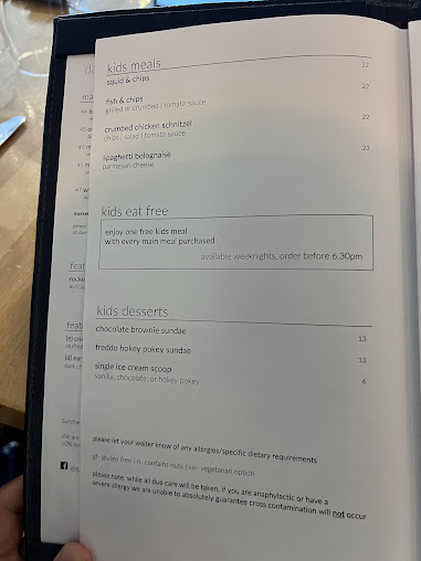 Menu Garfish - 9