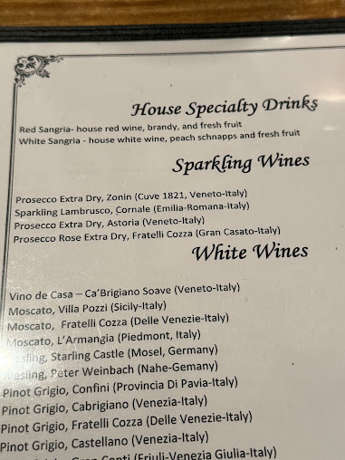 Menu Garibaldi Of Garner - 9