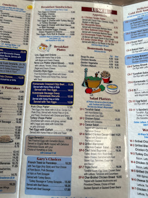 Menu Gary's Restaurant - 2