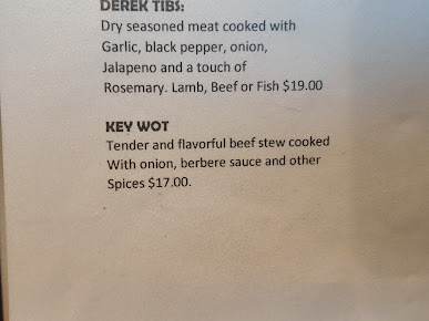 Menu Gebeta Ethiopian Bar And Restaurant - 6