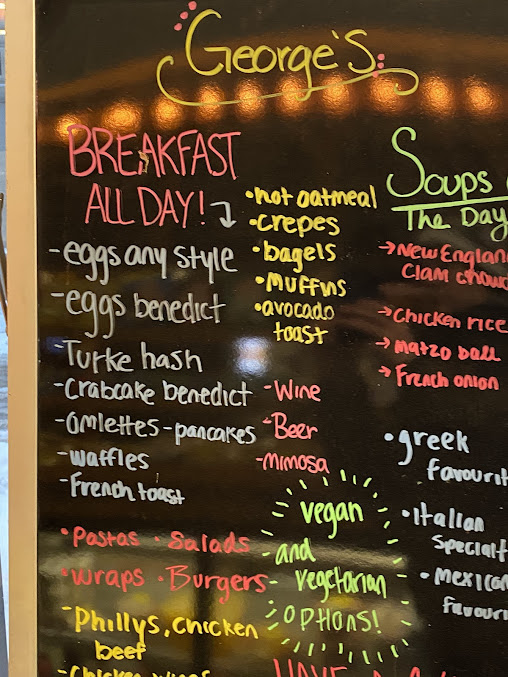 Menu George's - 8
