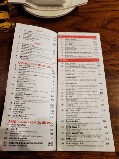 Menu Ginza Japanese Steak Seafood & Sushi Bar - 2