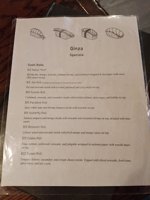 Menu Ginza Japanese Steak Seafood & Sushi Bar - 4