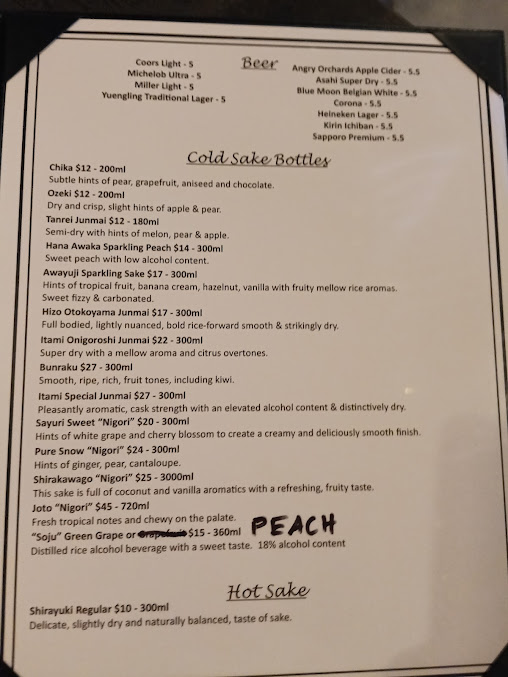 Menu Ginza Japanese Steak Seafood & Sushi Bar - 5