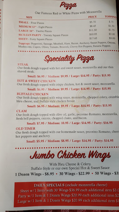 Menu Giuseppe's - 2