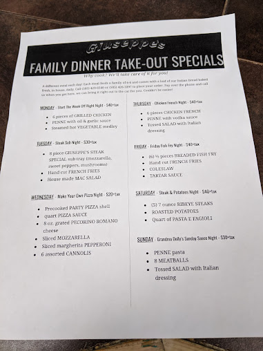 Menu Giuseppe's - 5