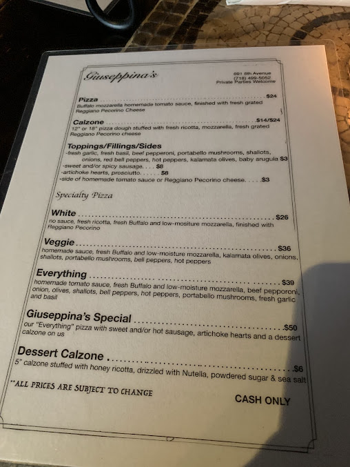 Menu Giuseppina's - 6