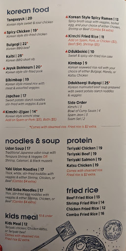 Menu Godori Japanese Korean Fusion - 0