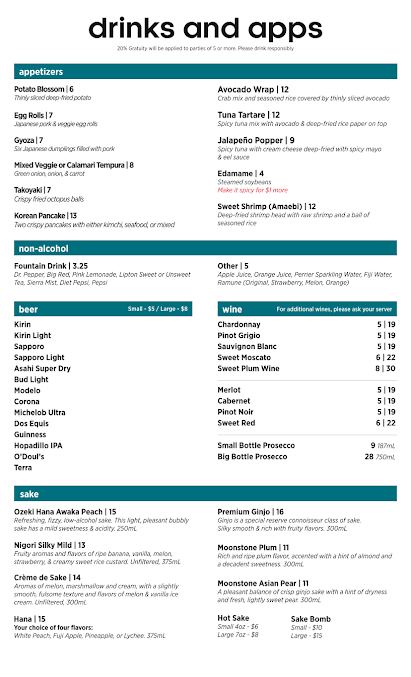 Menu Godori Japanese Korean Fusion - 5