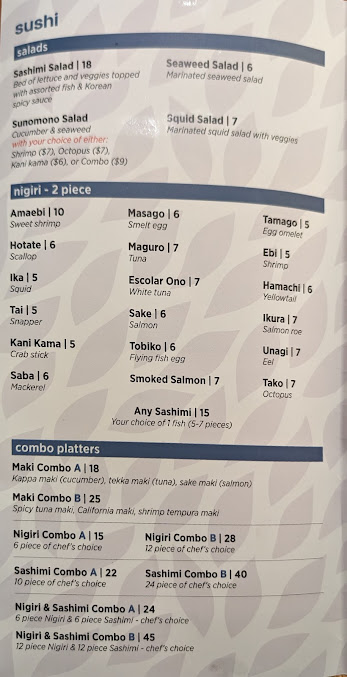 Menu Godori Japanese Korean Fusion - 7