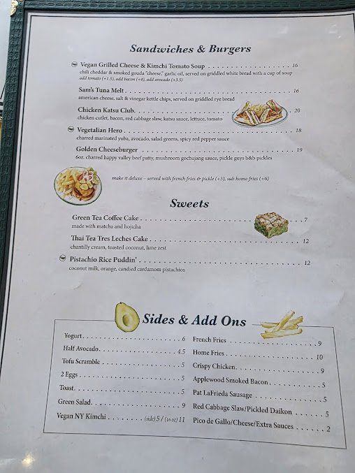 Menu Golden Diner - 1