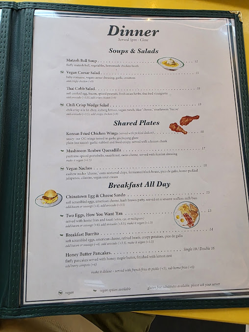 Menu Golden Diner - 2
