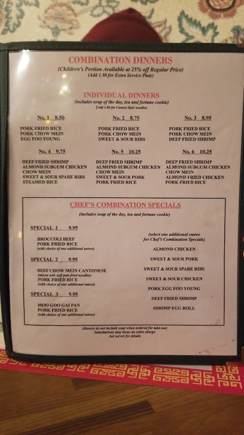 Menu Golden Star Chinese American Restaurant - 6