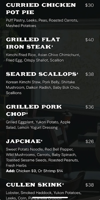 Menu Good Eats Restaurant Bar - 0