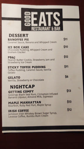 Menu Good Eats Restaurant Bar - 3