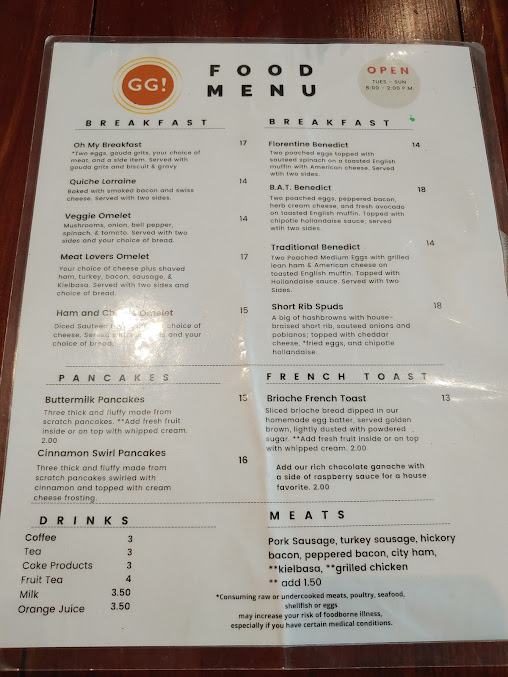 Menu Goodness Gracious Restaurant And Catering - 3