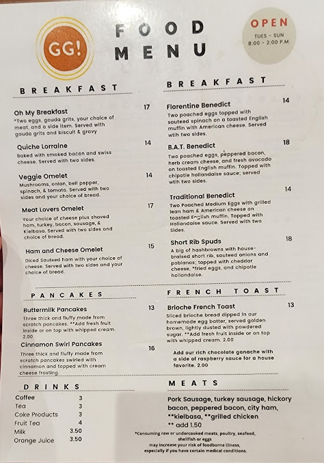 Menu Goodness Gracious Restaurant And Catering - 4