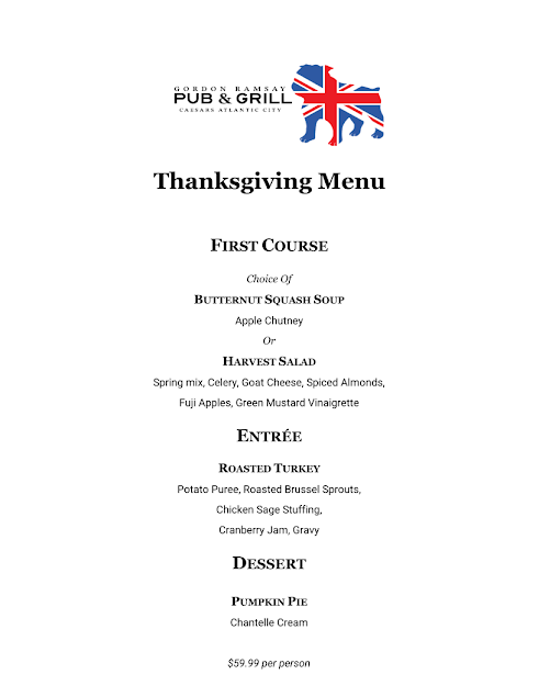 Menu Gordon Ramsay Pub Grill - 0