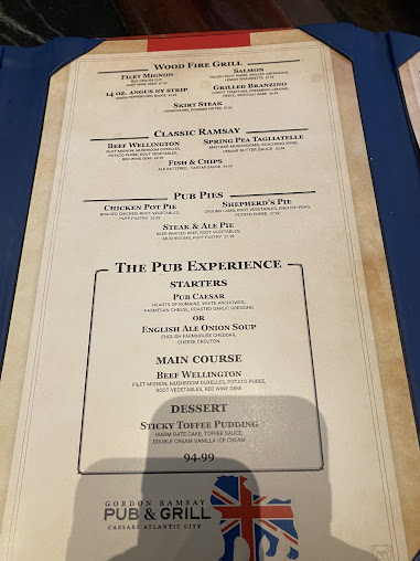 Menu Gordon Ramsay Pub Grill - 3