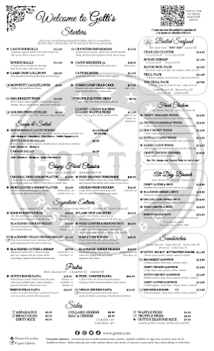 Menu Gotti's Restaurant - 2